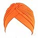 Ever Fairy 17 Pack Stretchable Polyester Turban Head Cover Twisted Pleated Headwrap by (Style A)