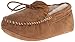 Minnetonka Men's Sheepskin Soft Leather Sole Moccasin Slipper