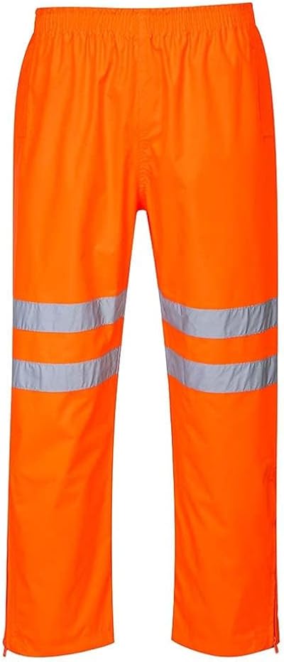 Portwest Hi-Vis Breathable Trousers Orange XL RT61ORRXL Waterproof Workwear