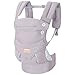 Infant Baby Holder Carrier Backpack Ergonomic with Head Support Padded Shoulder Straps Front and Back for Newborn Toddler Wrap in All Season，Grey