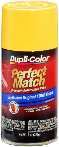 Dupli-Color BFM0363 Chrome Yellow Ford Exact-Match Automotive Paint - 8 oz. Aerosol