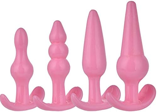 Silicone P-l-u-g Kit, Safe and Comfortable Silicone Plug Kit 4pcs Pink