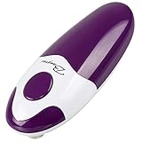Home Kitchen Restaurant Mama Manual Automatic Safety Electric Can Opener : Creates Regular And Smooth Edges, BangRui Automatic Can Opener With One-Touch Switch, Chef's Best Choice (Purple)