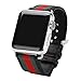 For Apple Watch Band , HP95(TM) Canvas Apple Watch Strap Replacement Sport Band with Buckle Connector for Apple Watch 38mm/ 42 all Model ( 42mm, Black)