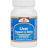 Liver Cleanse Detox & Support Supplement - Ultimate Detoxifier & Energy Regenerator - Comprehensive Formula 16 Nutrients And Premium Herbs: Milk Thistle, NAC, Turmeric, Artichoke, Dandelion - 60 Vcaps