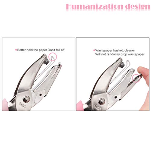 1/4 Inch Metal Single Hole Paper Punch Puncher(Star Shaped)