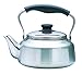 Sori Yanagi Stainless Steel Kettle, 0.6 gal (2.5 L), Induction Compatible, Mirror