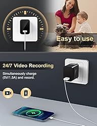 4K Hidden Camera Live Feed WiFi, KINGDANS Night