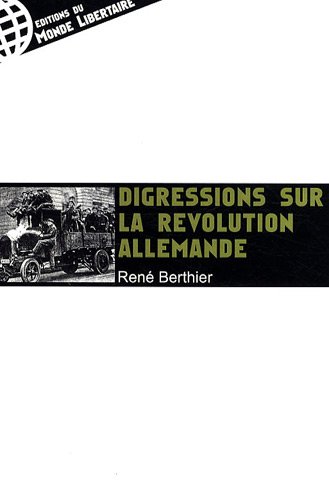 Sur la révolution allemande, 1918-1923