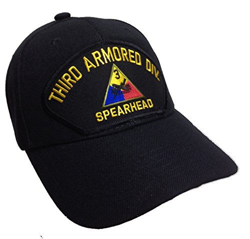 THIRD ARMORED DIVISION Hat Black Ball Cap