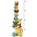 RoomMates Pooh & Friends Peel and Stick Metric Growth Chart Wall Decals,Multicolor