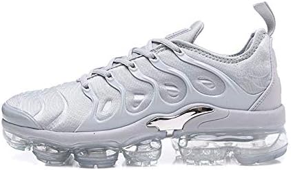 maxyed Men's Air Vapormax Plus TN Running Shoe Basketball Shoes (8.5 M US Women/7 M US Men, Gray Silver)