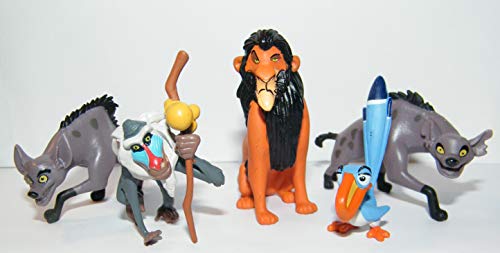 The Lion King Movie Deluxe Cake Toppers Cupcake Decorations 12 Set With 10 Figures Movie Sticker And Lkring Featuring Simba Scar Hyenas And Much More Pricepulse