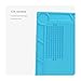 Zoostliss 13.7 x 9.8 inch Screw Repair Mat Heat Insulation Silicone Repair Tools Pad Desk Mat Maintenance Platform BGA Soldering Repair Station with Screw Keeper