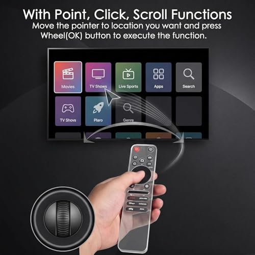 Remote Control for LG Smart TV,Replacement Magic Voice and Pointer Remote Control for 2019 to 2025 LG TV,Compatible AN-MR25GA/MR24GA/MR23GA,AN-MR22GA/22GN/MR21GA,for UHD OLED QNED NanoCell 4K 8K