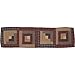 Millsboro Quilted Log Cabin Block Table Runner 13x48