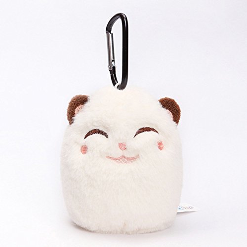 UMESHI 12cm Grouchy Kitten Cat Plush Clip Keychain Mini Charm Bag Pendants Angry Cat Soft Stuffed Animal Toys Plushie Throw