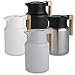 Hastings Collective Thermal Coffee Carafe 50 Oz - Large Stainless Steel Insulated Carafe - 1.5 Liter Double Walled Vacuum Thermos Coffee and Beverage Dispenser with Tea Infuser and Strainer (Gray)
