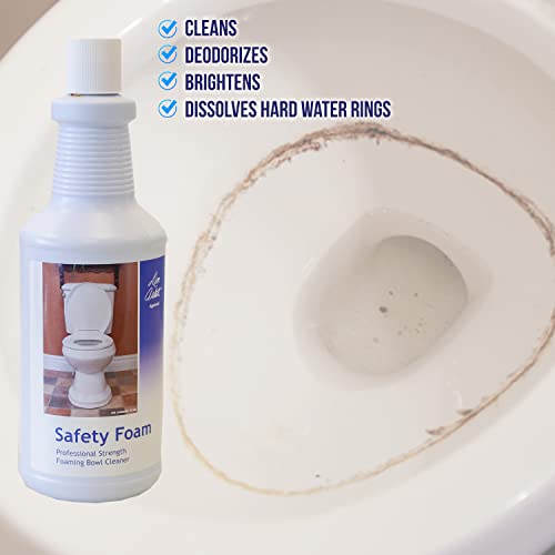 Don Aslett Safety Foam Toilet Bowl Cleaner (32 Oz Bottle, Pack of 2