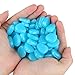 Blusea 100Pcs Glow in The Dark Garden Pebbles for Walkways Outdoor Decor,Glow Stone Rocks Aquarium Fish Tank Pebbles Path Lawn Yard Outdoor Garden Decorative Stones in Blue