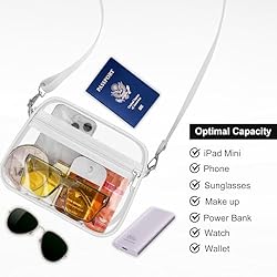 USPECLARE Clear Bag for Stadium Events Clear