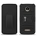 Moto Z Play Droid Phone Case, Moto Z Play Case, CoverON [Explorer Series] Holster Hybrid Armor Belt Clip Hard Phone Cover For Motorola Moto Z Play Droid / Z Play Holster Case - Black