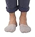 Sakya Men's Cotton No Show Liner Invisible Socks Bamboo Flat Boat Line 6-Pack