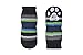 RC Pet Products Pawks Dog Socks, Large, Blue Stripes