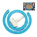 AOMGD 2pcs Adjustable Pie Crust Protector Shield + 1pcs Lattice Pie Cutter Roller, FDA Food Safe Silicone Pizza/Pastry Tools and Accessories,Fits 8