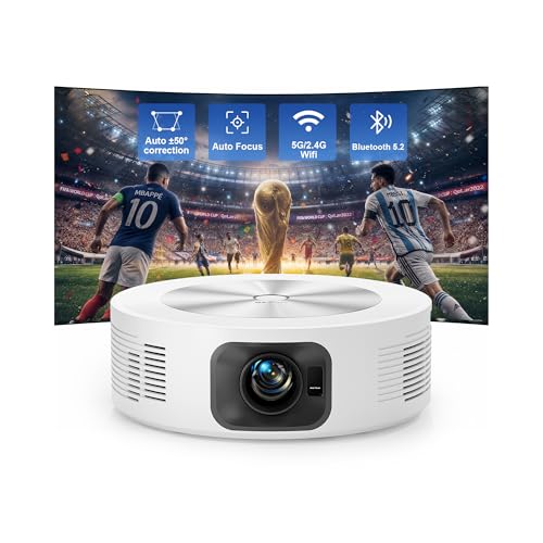 Auking 4K WiFi Bluetooth Outdoor Projector