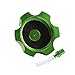 TDPRO CNC Aluminum Gas Fuel Tank Cover Cap with Breather Valve For 50cc 70cc 90cc 110cc 125cc 140cc 150cc 160cc Pit Dirt Motor Bike (Green)