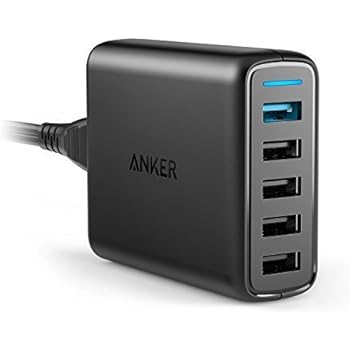 anker quick charge 3.0 63w 5 port usb wall charger