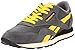Reebok Mens Classic Nylon-M, Black/Black/Carbon, 8