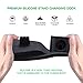 3 in 1 Charging Stand for iPhone AirPods Apple Watch Charger Dock Station Silicone,Support for Apple Watch Series 3/2/1/AirPods/iPhone X/8/8 Plus/7/7 Plus/6s Black …