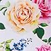 Galaxy S8 Wallet Case, Galaxy S8 Case,MagicSky Premium PU Leather Flip Folio Case Cover with Wrist Strap,Card Slots,Cash Pocket,Kickstand for Samsung Galaxy S8 (Flower)