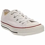 Converse Unisex Chuck Taylor All Star Low Top Optical Wht Sneakers - Men 9.5 Women 11.5