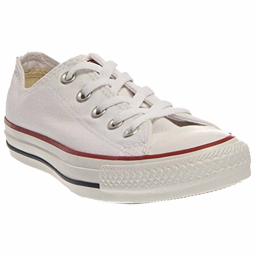 Converse Unisex Chuck Taylor All Star Low Top Optical Wht Sneakers - Men 9.5 Women 11.5