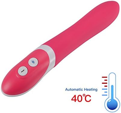 Vibrator Massager Wireless Electric Handheld Mute Vibrate with Multi Speeds Heating Vibration for Body Relax, Relieve Muscle Aches (Red)