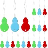 Tatuo Assorted Colors Plastic Needle Threaders, Hand Machine Sewing Tool, 100 Pieces