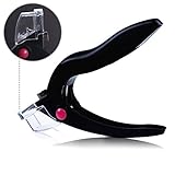 BTArtbox Acrylic False Nail Tip Cutter with Clear Plastic Canister