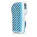 WoneNice Portable Small Fan & Mini-air Conditioner, Runs On Batteries Or USB-Blue
