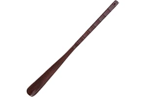 VALICLUD Wooden Shoe Horn Long Handle for Seniors Extra Long Shoe Horn Shoe Spoon Shoehorn Long Handled Shoe Horn 55cm/21.6in