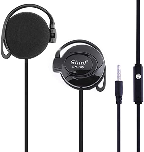 SHINI SN-360 Ear Hook Headsets Wired Stereo Earphone Game