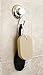 BINO SMARTSUCTION Chrome Single Robe Hook