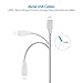 [Apple MFi Certified] 8-Pin Lightning to USB Cable (3.3Feet 1Meter), Poweradd Metal USB Fast Charging Cable, Sync and Charge Cord for iPhone 7/7Plus/6/6Plus/6S/6S Plus/5/5S/5C/SE, iPad, iPod (Silver)