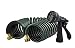 Instapark GHN-06-25 Heavy-Duty EVA Recoil Garden Hose 25ft with 7-Pattern Spray Nozzle, Green, 25 Foot