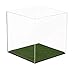 Better Display Cases Clear Acrylic Full Size Soccer Ball Display Case with Turf Base (A007-CTB)