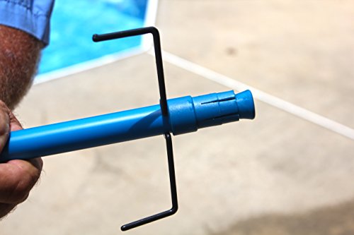 LIDZ Off Pool Skimmer Lid & Skimmer Basket Removal Tool with Release Handle Blue