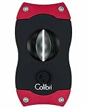 Colibri V-Cut Cigar Cutter - Red