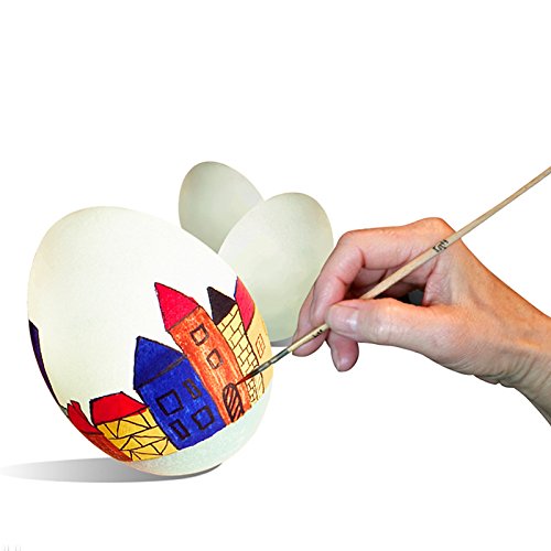 Easter Eggs Wooden Fake Eggs 9 Pieces 2 Colors